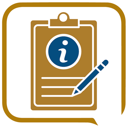 A report showing a problem icon. There is a pencil writing on it.